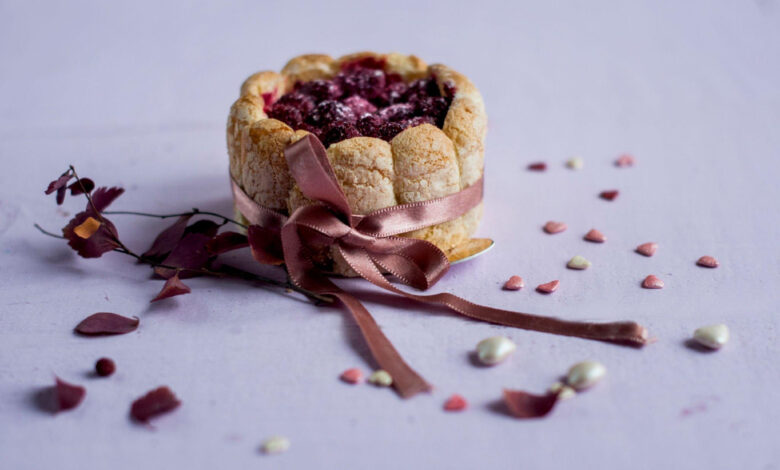 mini charlotte dessert