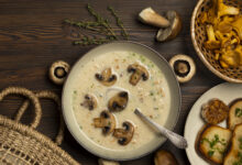 Porcini mushroom soup- Shannon Bennett