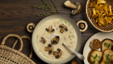 Porcini mushroom soup- Shannon Bennett